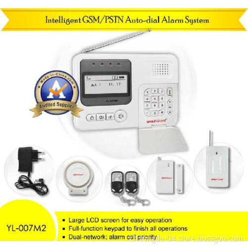 GSM/PSTN Auto-Dial Alarm System (YL-007M2)